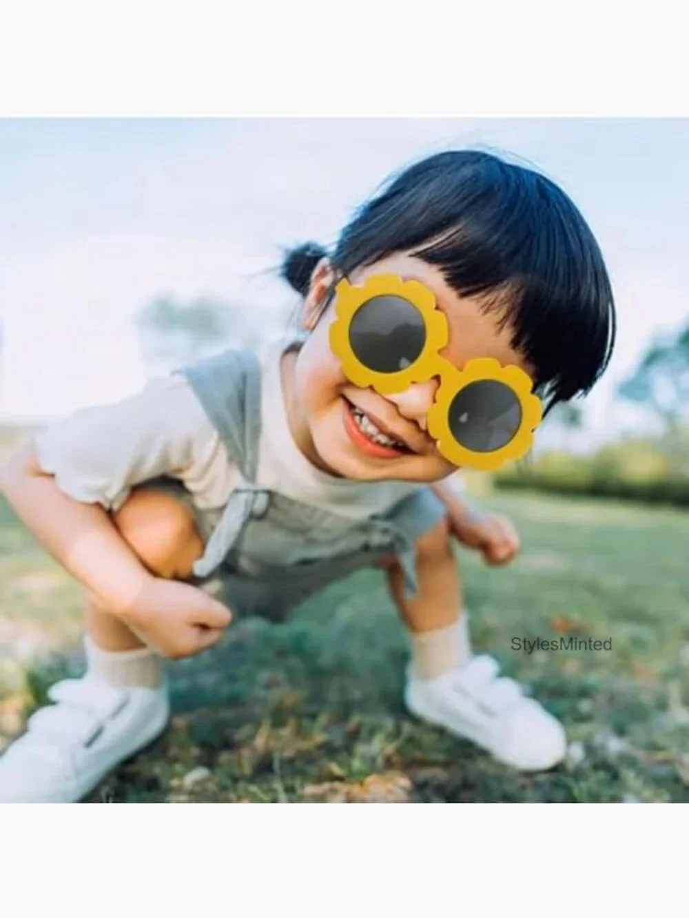 8 Toddler Sunglasses Heart Round Flower Shaped Cute Girls Party